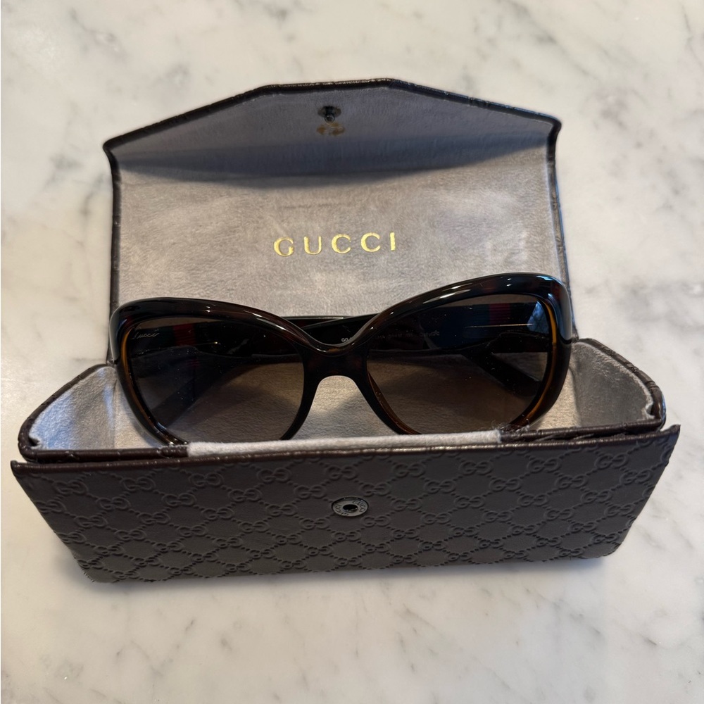Gucci Women's Tortoise Shell Sunglasses